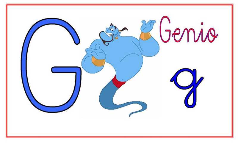 Aprender las letras con Disney - Letra G
