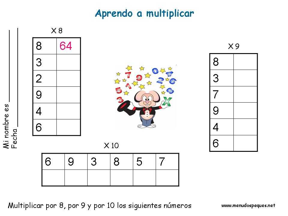 14 multiplicaciones