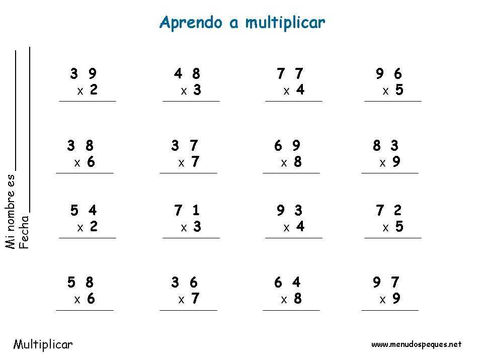 16 multiplicaciones