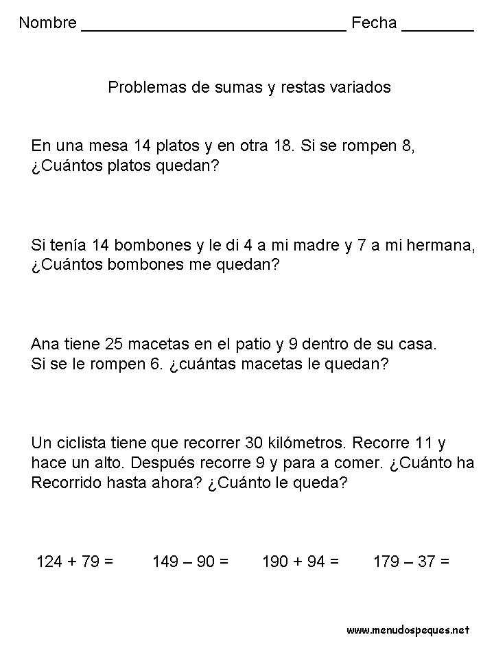 18 problemas