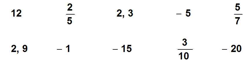 operaciones con numeros enteros