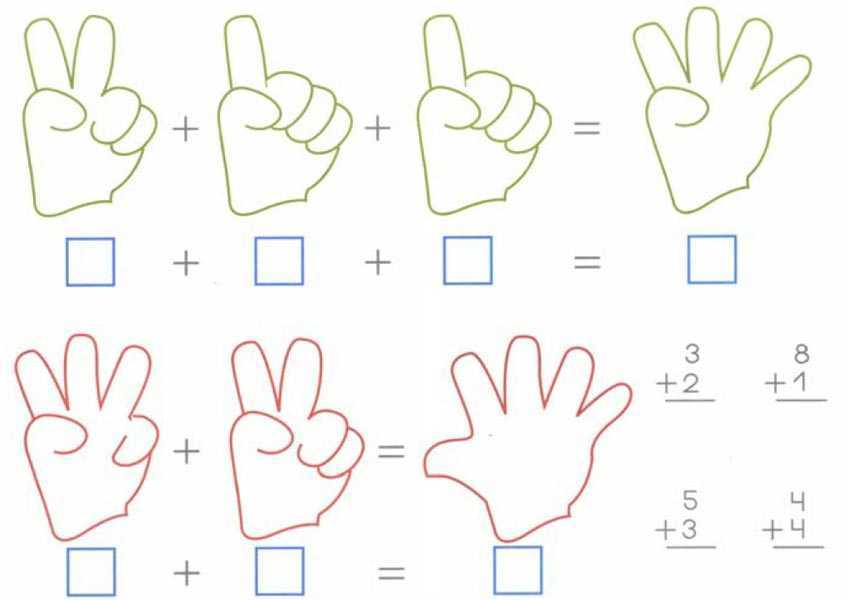 Conocer la descomposición de los números de 1 a 9