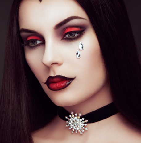 halloween maquillaje vampiro