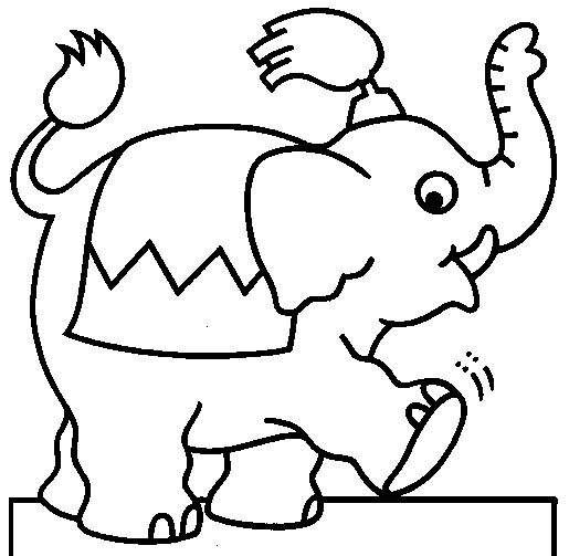 Colorear dibujo Elefante
