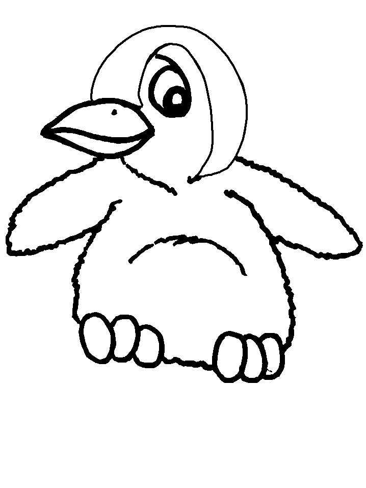 Colorear dibujo Pingüino