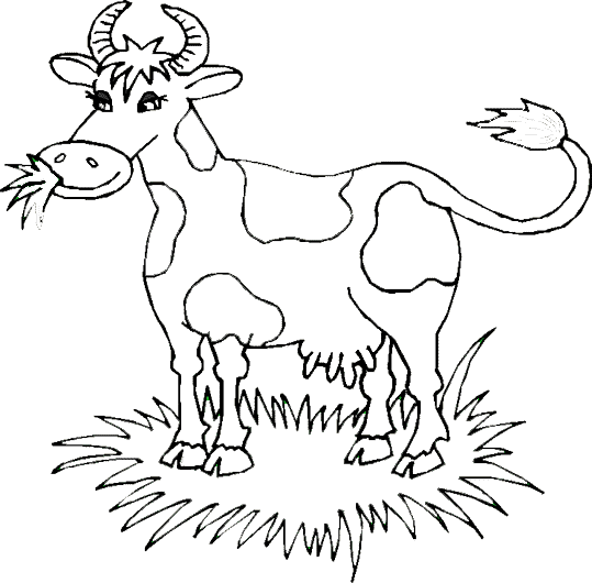 Colorear dibujo Vaca
