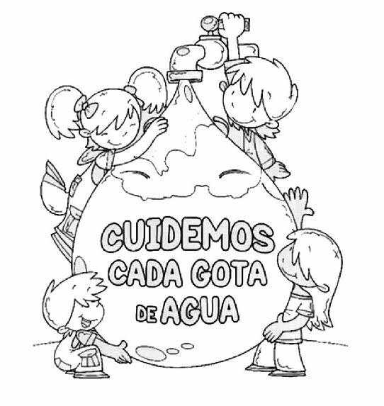 dibujo agua 01 día del agua