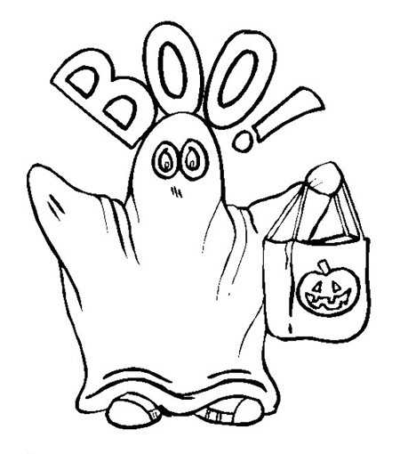 Dibujo Fantasma Halloween