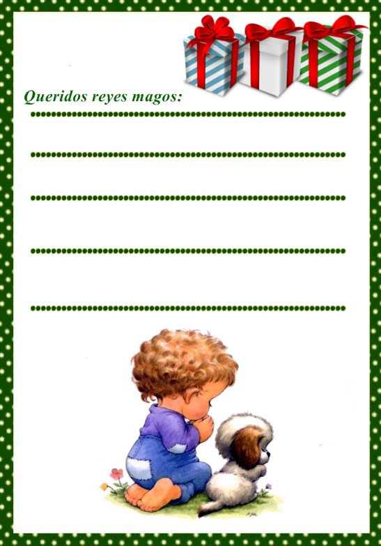 Escribir cartas para los Reyes Magos