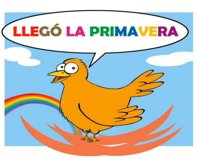 llegú la primavera, cuentos