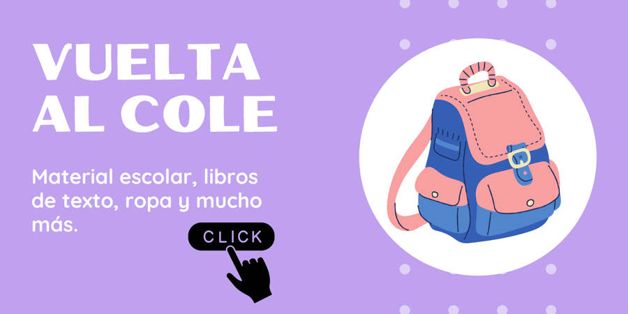 Todo para la vuelta al cole, libros de texto, material escolar