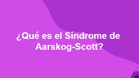 sindrome aarskog