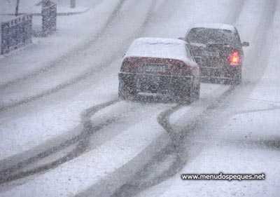 nieve carretera
