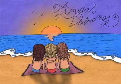 Vacaciones de verano con amigas