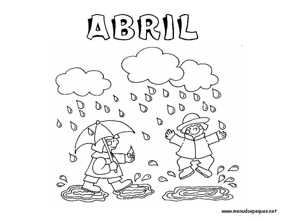 colorear abril