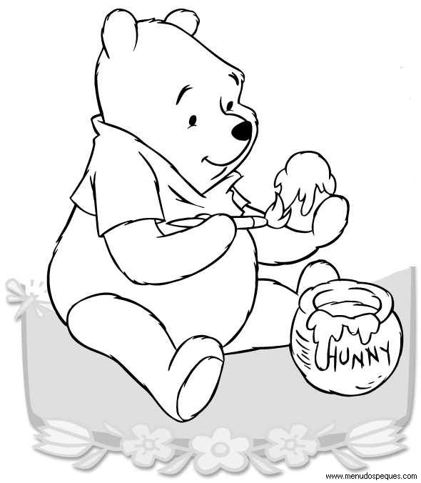 colorear pascua winnie the pooh