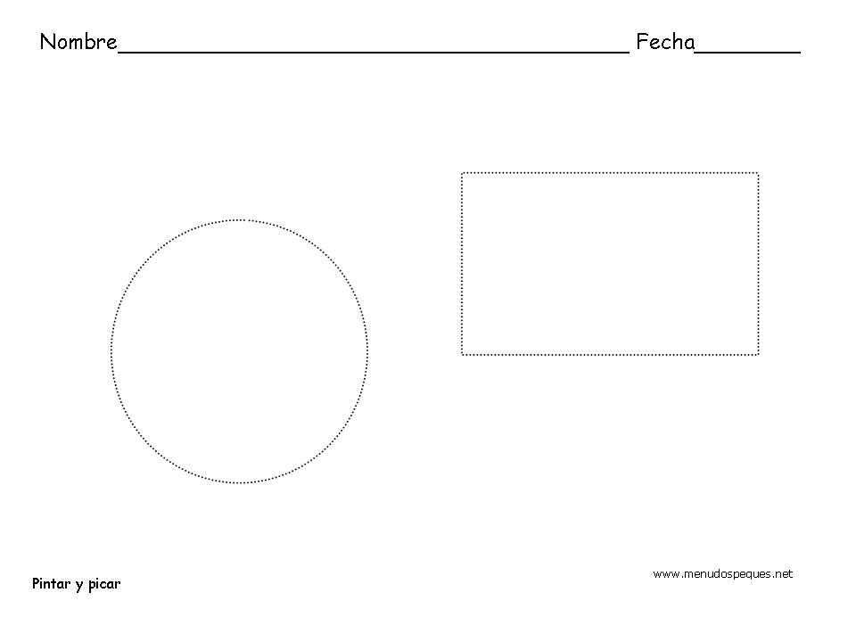 fichas infantiles, fichas para primaria, ejercicios, fichas didácticas, formas geométricas,