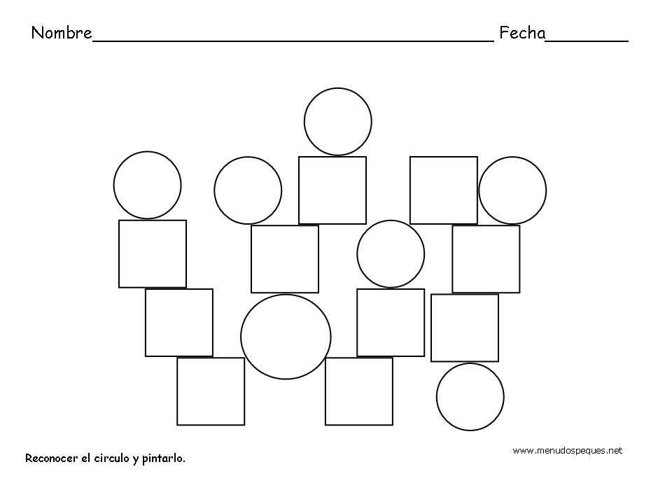 fichas infantiles, fichas para primaria, ejercicios, fichas didácticas, formas geométricas,