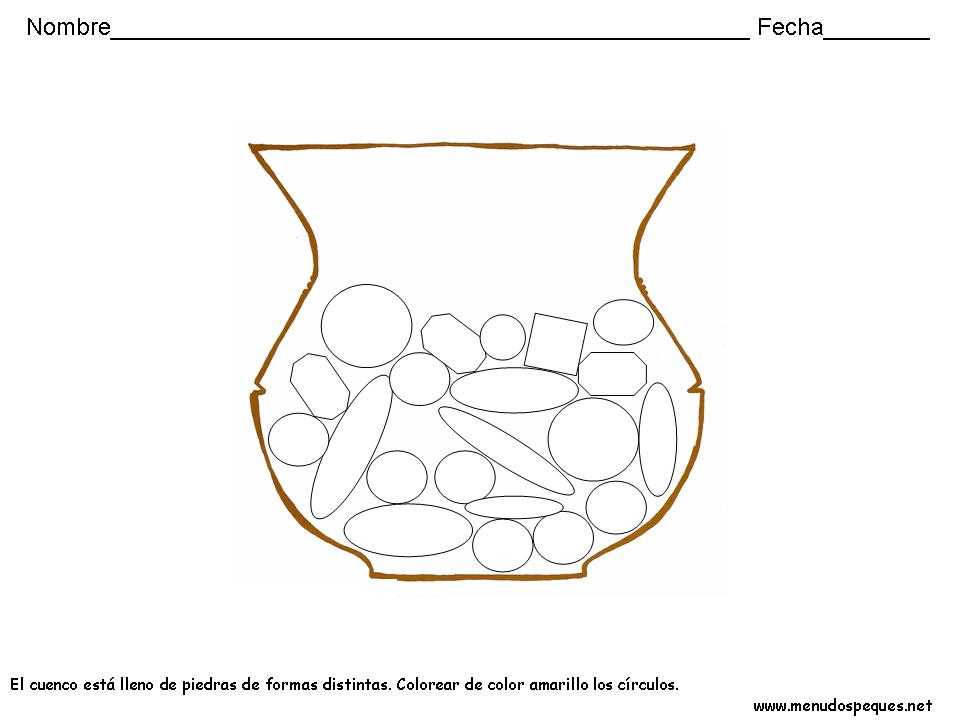 fichas infantiles, fichas para primaria, ejercicios, fichas didácticas, formas geométricas,