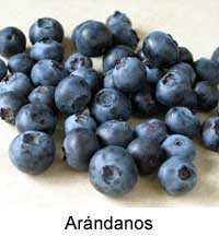 arándanos, fruta