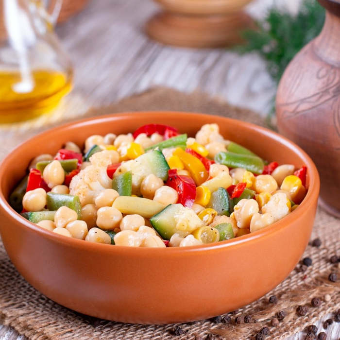 Garbanzos con Verduras, recetas para vegetarianos