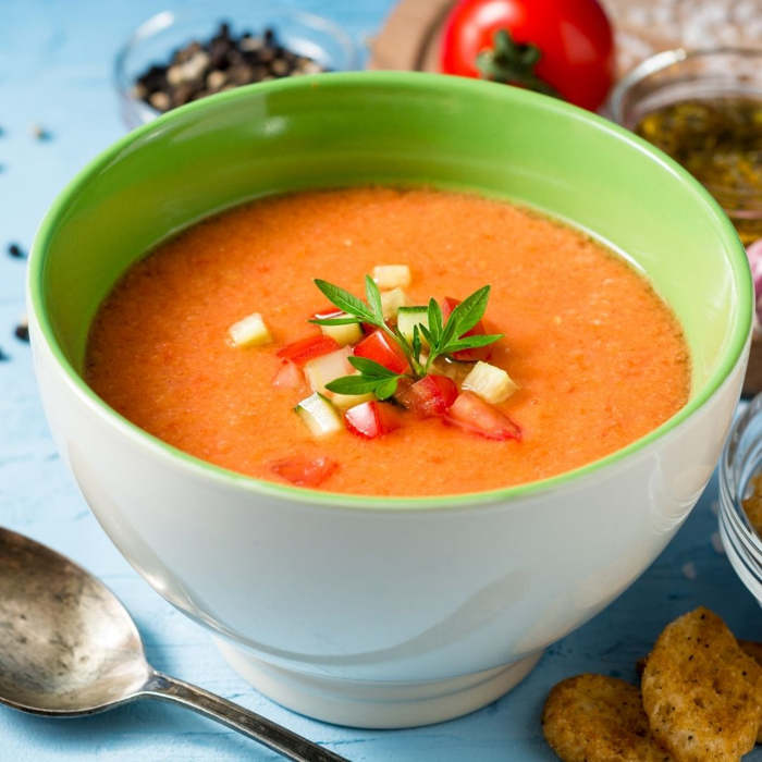 Receta para hacer Gazpacho casero