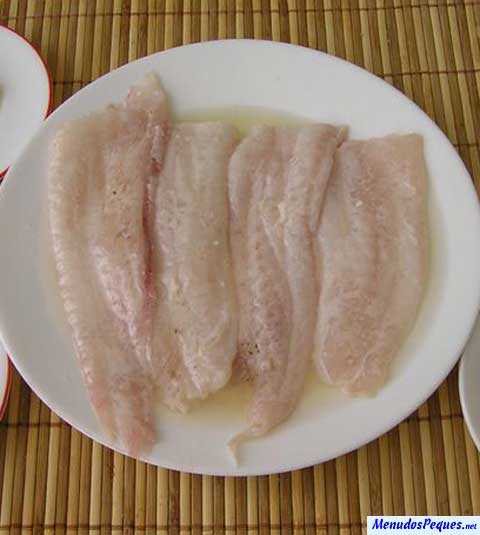 lenguado, Filetes de lenguado a la crema