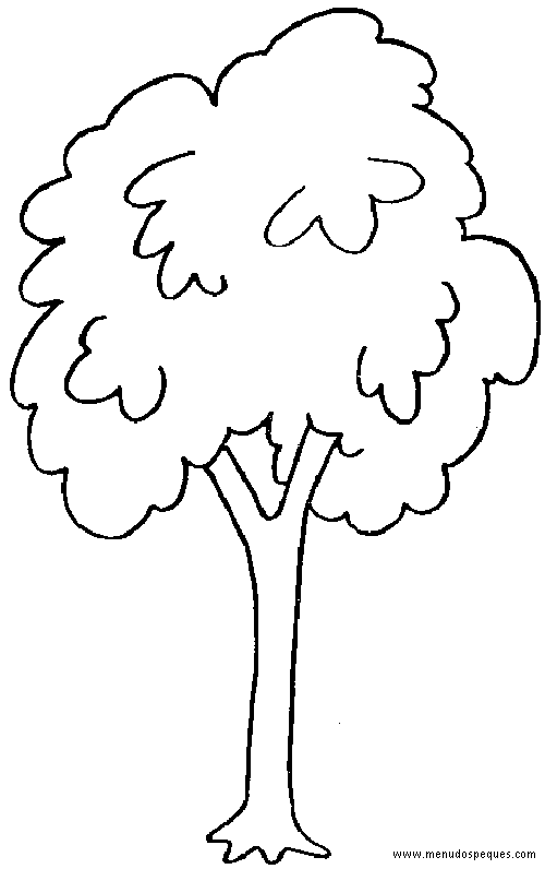 colorear árbol, día del árbol, bosques