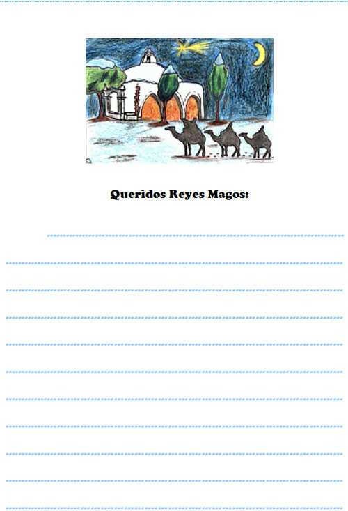cartas para los Reyes Magos