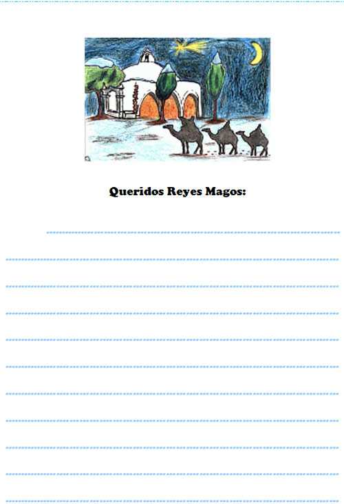 cartas para los Reyes Magos