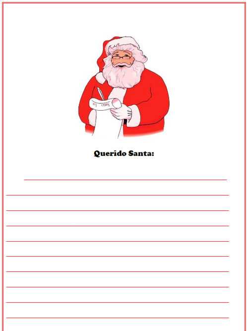 carta para santa claus