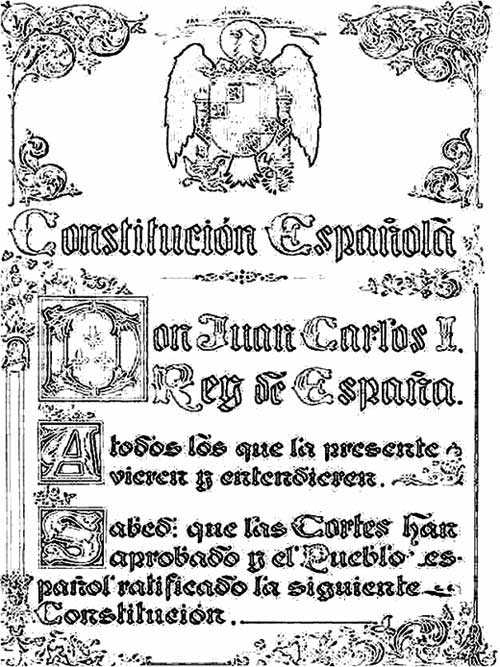  Dibujos para Colorear día de la Constitución Española