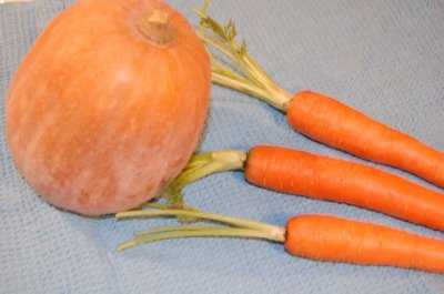 crema de zanahoria y calabaza