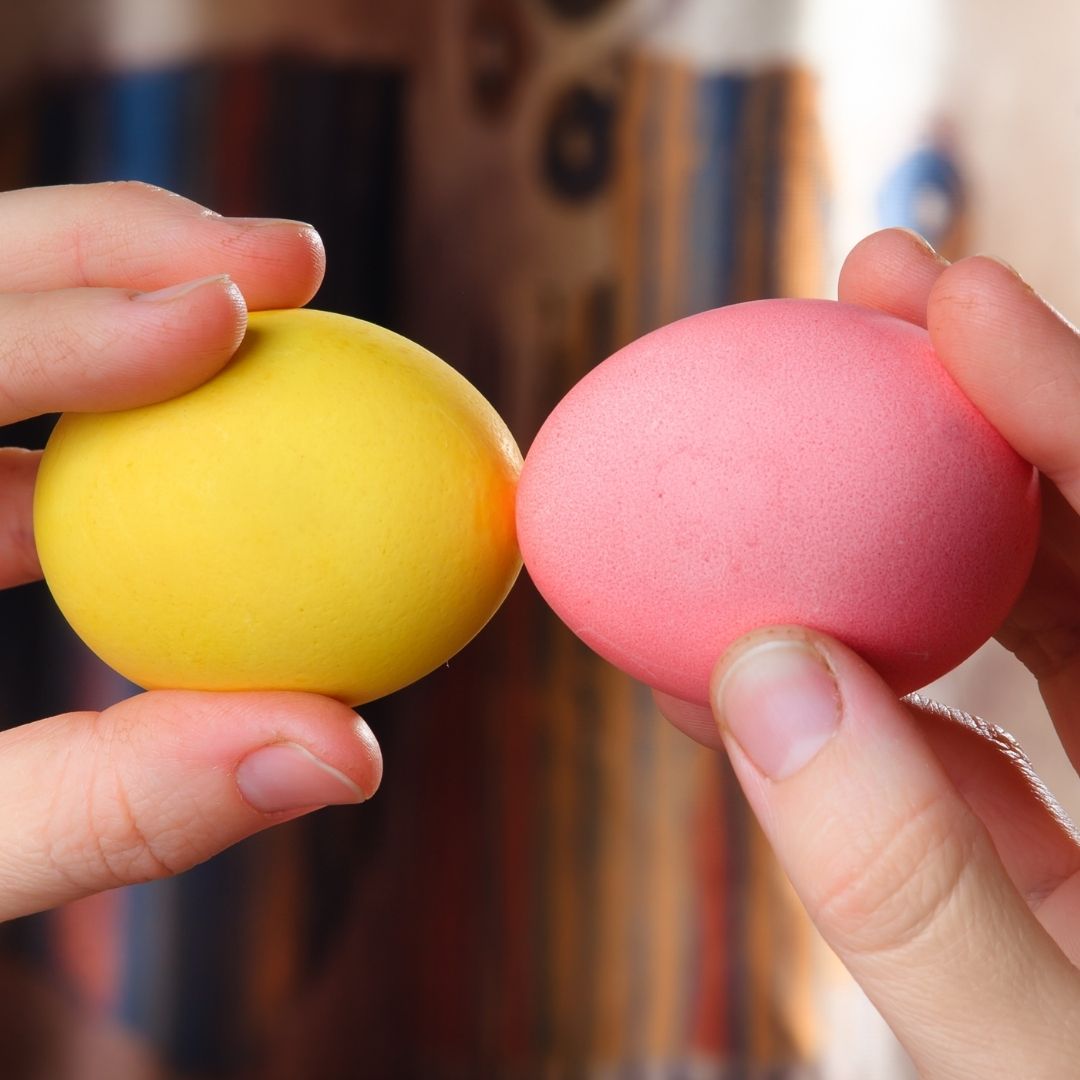 batalla de huevos, Juegos infantiles para pascua
