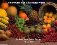 Frutas con el estómago vacío