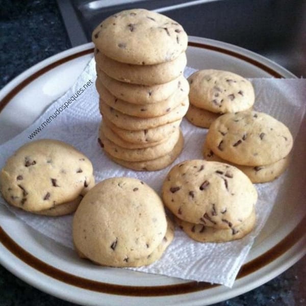 Cómo se hacen las Galletas de Chocolate tipo Cookies