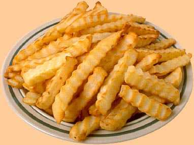 Patatas fritas ligeras