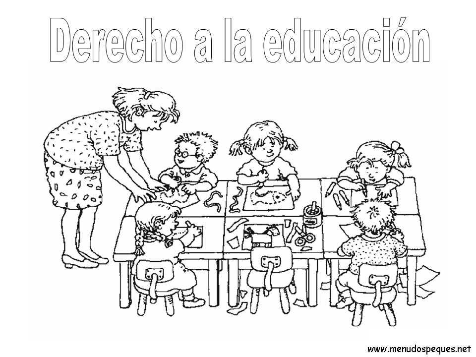 Derecho a la educación - Dibujos día del niño