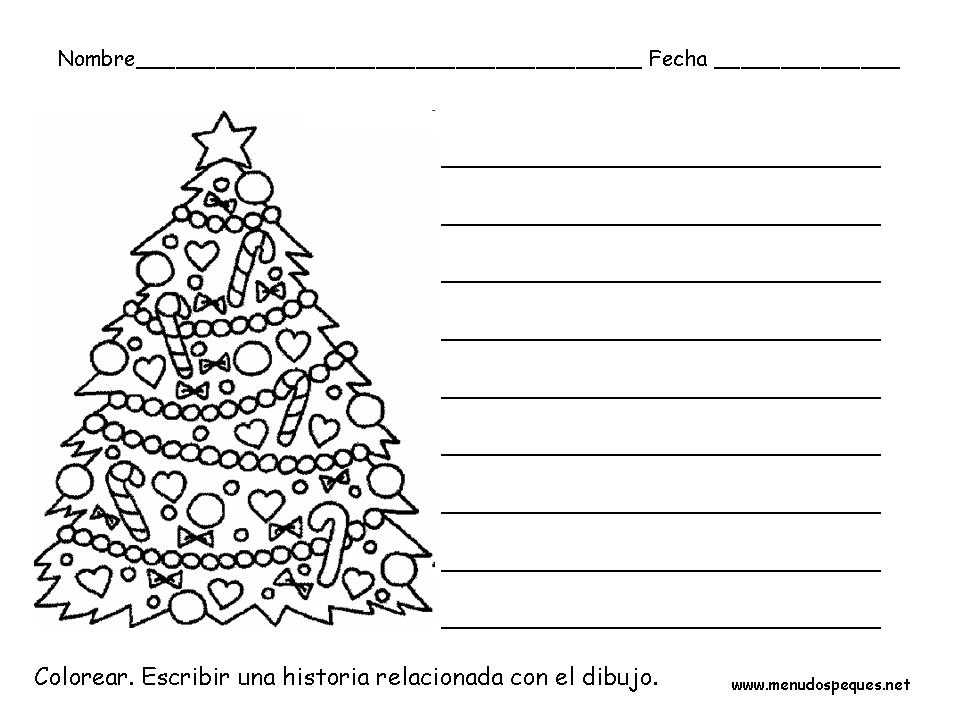 fichas para navidad