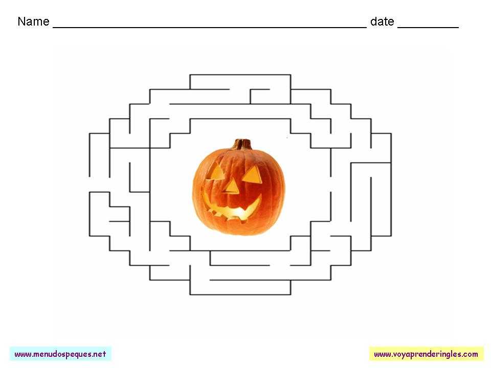 Laberintos para Halloween