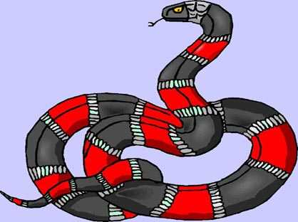 La serpiente enfadada