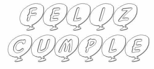 Featured image of post Moldes Letras De Feliz Cumplea os Para Colorear Feliz cumplea os dibujos para colorear