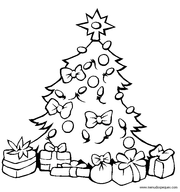 Colorear navidad, dibujos navidad, láminas navidad, árboles de navidad, árbol de navidad, abeto de navidad