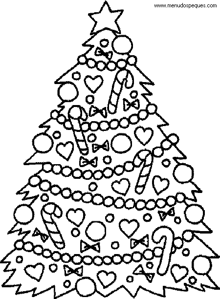 Colorear navidad, dibujos navidad, láminas navidad, árboles de navidad, árbol de navidad, abeto de navidad