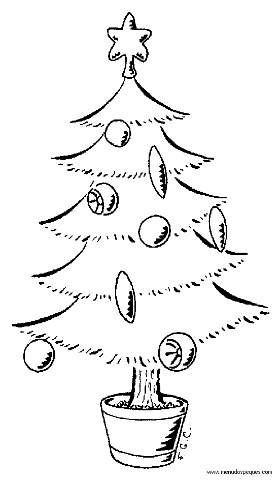 Colorear navidad, dibujos navidad, láminas navidad, árboles de navidad, árbol de navidad, abeto de navidad