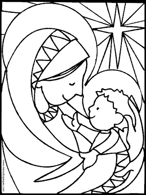 Colorear navidad, dibujos navidad, láminas navidad, pesebres, nacimiento de Jesús, Portal de Belen