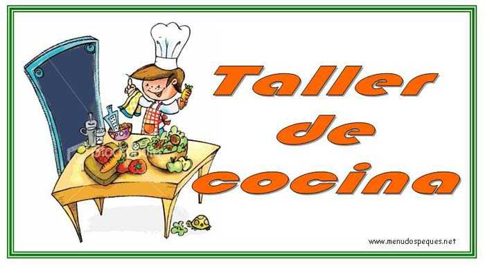 cartel taller de cocina