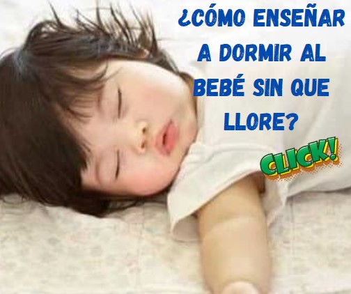 enseñar a dormir al bebe sin que llore