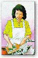 mujer cocinando