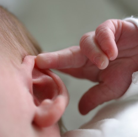 El bebé se toca la oreja, ¿Qué significa eso? Mi bebé se frota la oreja